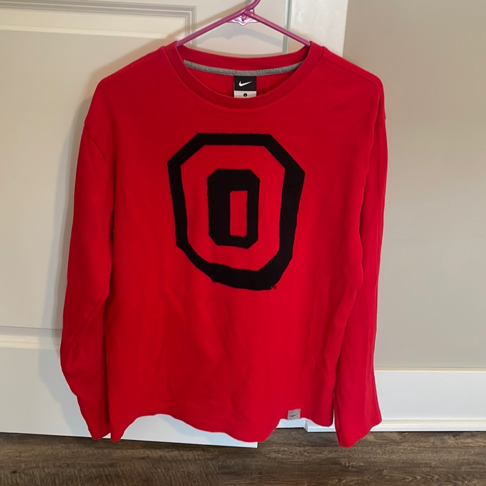 Long sleeve waffle shirt